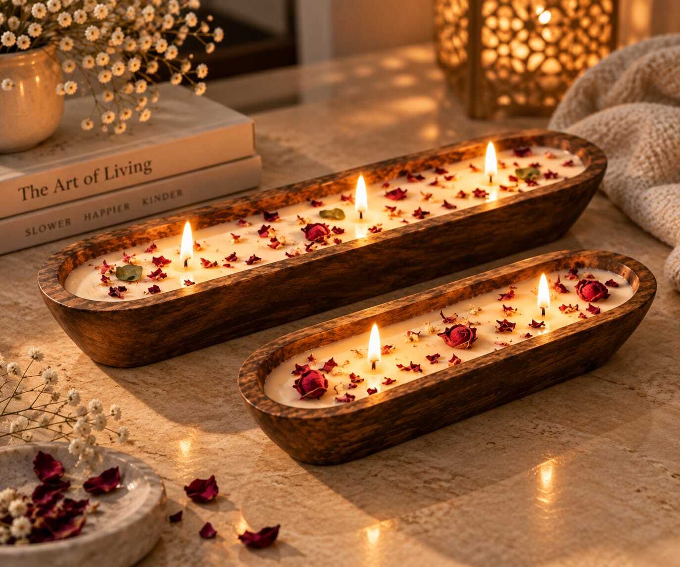 Grand Boat Candle - View 2